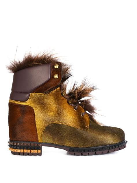 fendi fur boots|fendi boots for women.